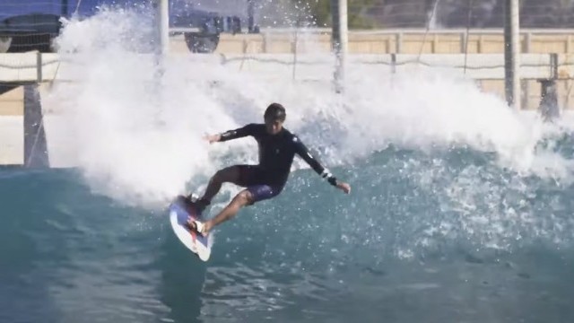 Backflips at Surf Ranch with Jamie O'Brian and Pro Skater Zion Wright