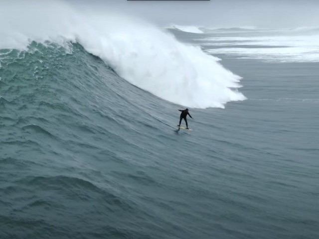 Epic Big Wave Surf Foiling in Nazare with Laird Hamiton, Terry Chung, Luca Padua & Benny Ferris