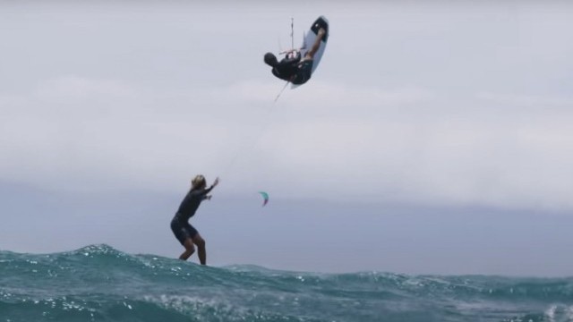 KITESURF TOW-IN'S ON A FOILBOARD + BEST PARTY WAVES EVER!! // 20@20 Episode 4