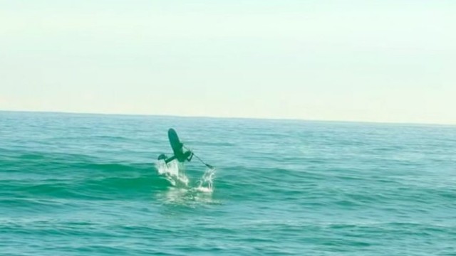 How to Back Flip on a Foil Board with Zane Saenz