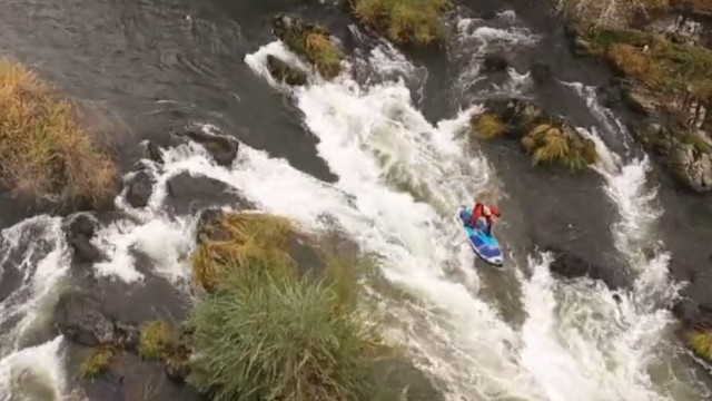 Hala Atcha on Nugget Falls