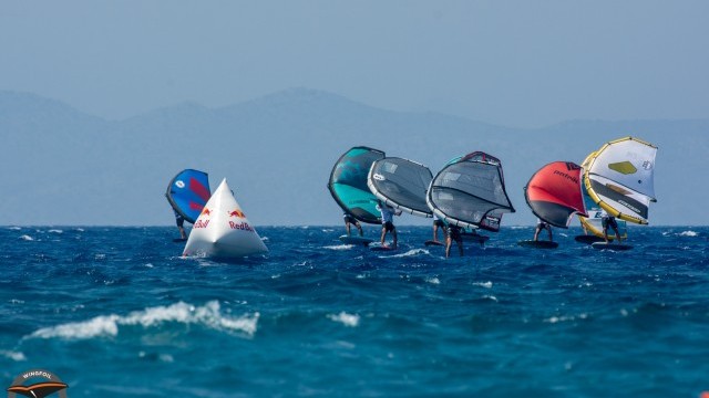 Non-Stop Racing for Day Two in Rhodes, Greece - GWA Wingfoil World Tour