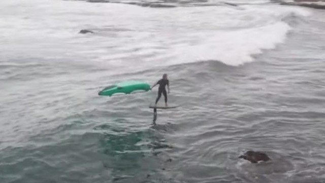 James Casey Wing Surf Foiling