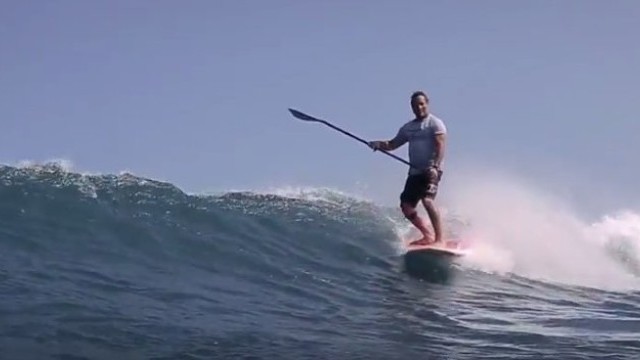 Longboard SUP Surfing is Still Fun!