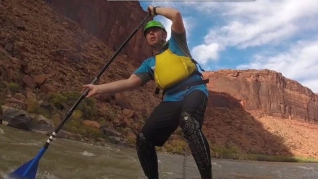 SUP the Colorado River near Moab, UT