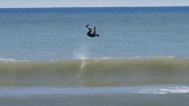 Practicing Backflips | TOW FOILING