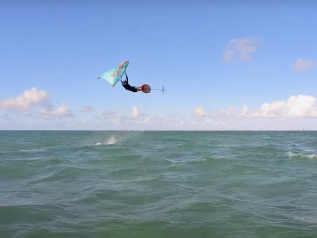 The groms are winging on Maui