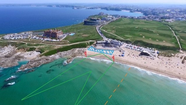 Fistral Beach SUP Surf Race event: Clash of the Paddle September 2016