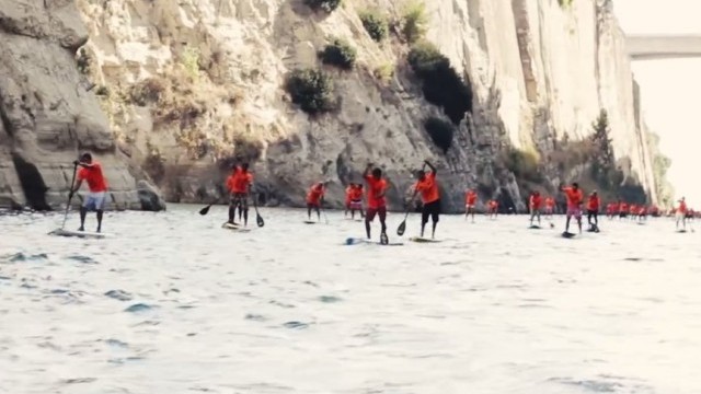Corinth Canal Paddle Crossing 2016