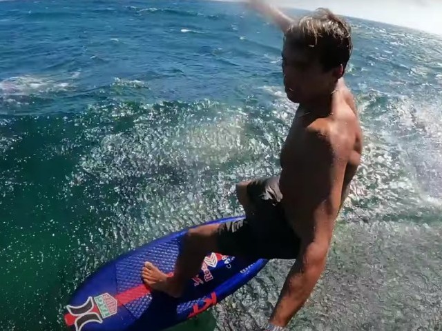 Kai Lenny with Nathan Florence and Ridge Lenny