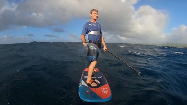 Downwind SUP Foil with Zane Schweitzer on Mauiʻs Famous Maliko Run Starboard X-Type 1100