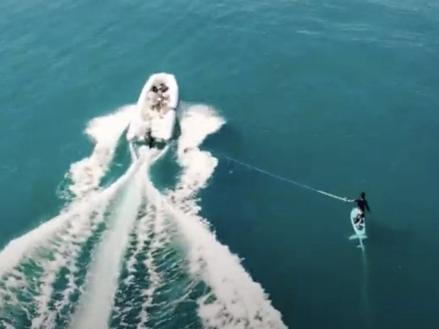 WATER SPORTS GUIDE by Vinni Martins | Foiling Behind a Boat