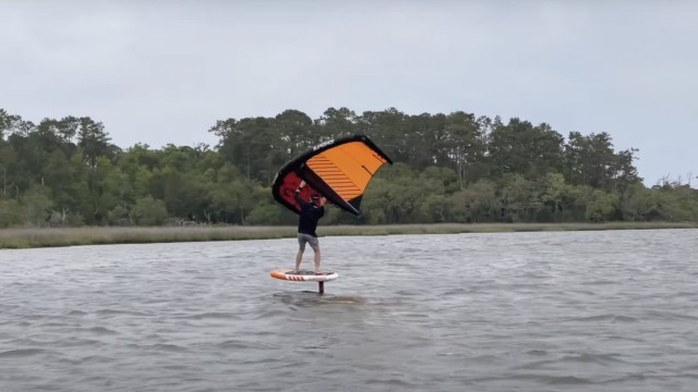 Real Life First Time Wing Foiling