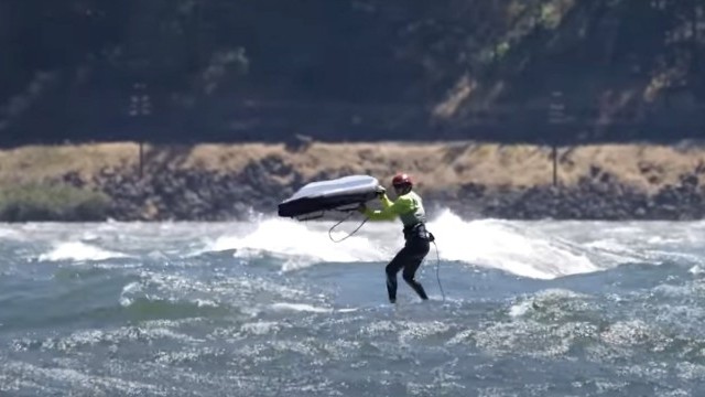 How to Wing Foil in strong winds