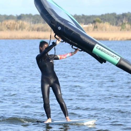 Wing Foil Gybe Part 1 – Heel to Toe Gybe off the Foil Wing Foiling, SUP and Surf Technique