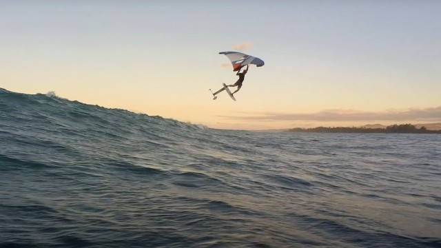 We stayed till the end and scored big, final sunset winging session of 2022