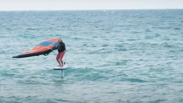 Harry starts Wing Foiling at age 63