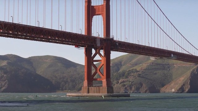 Wing Foil Surfing Fort Point
