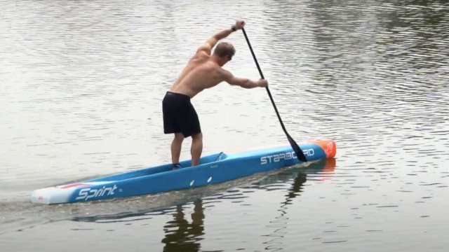 2021 Starboard All Star - New Dugout Design - Fastest All Water Race Paddle Board