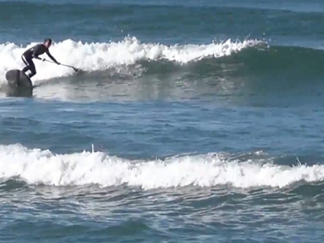 Leroy Xavier HD 9" Gong Pro Stand Up Paddle 2017 Winter France Soloshot 2