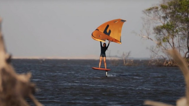 F-ONE - Marcela Witt's downind along the Brazilian Coast.