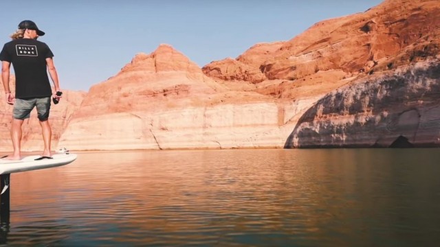 eFoiling on Lake Powell