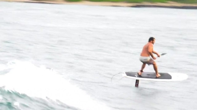 Jimmy Lewis Foil Board Prototype Testing
