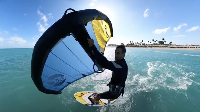 How to get up on a sinker board | Small Wing Foil board