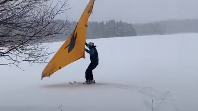 Wing r inte bara kul p vattnet Via @mrmichaelahlstrom Wing skiing #fonewing