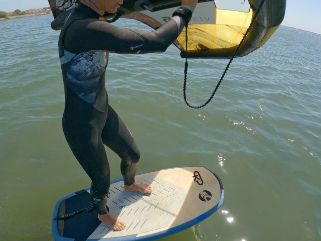 First Foiling Foot Switch, Heel to Toe