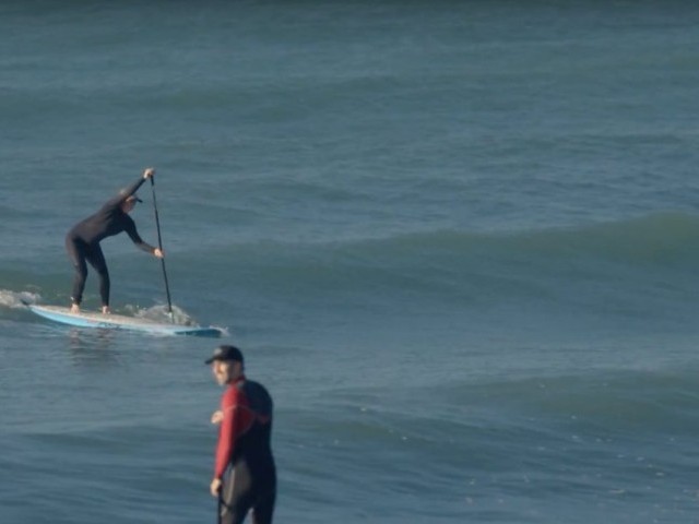 Stand Up Paddling and Surfing in Ventura, California