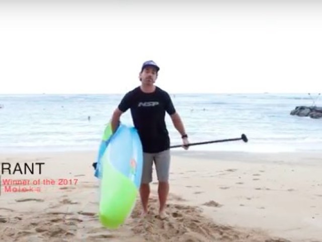 Doing proper beach starts in SUP racing