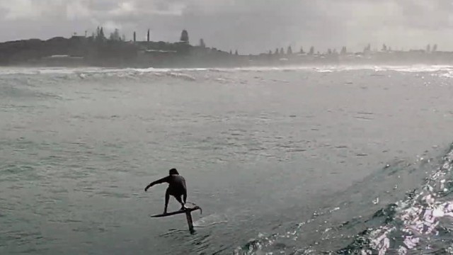 Tow-foil Surfing In Australia - Adam Bennetts