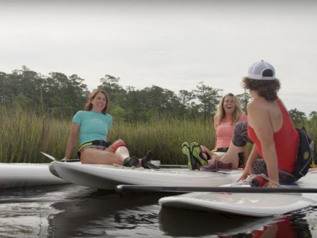 How to Stand on a Stand Up Paddleboard | SUP 101 Techniques