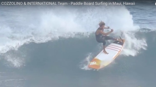 AIRTON COZZOLINO & INTERNATIONAL Team - Paddle Board Surfing in Maui, Hawaii