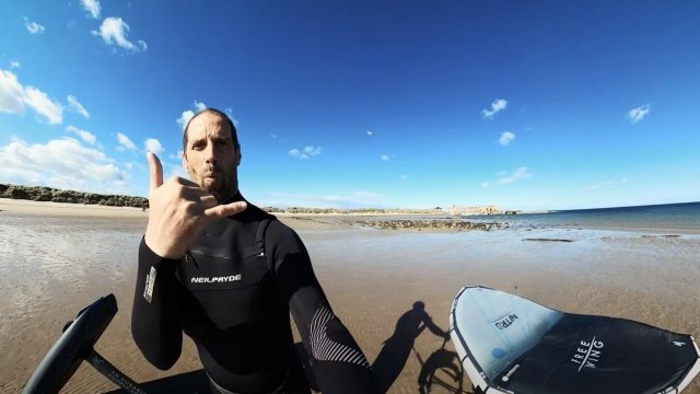 [4K HD] Airush/Starboard Nitro - Offshore session at Beadnell