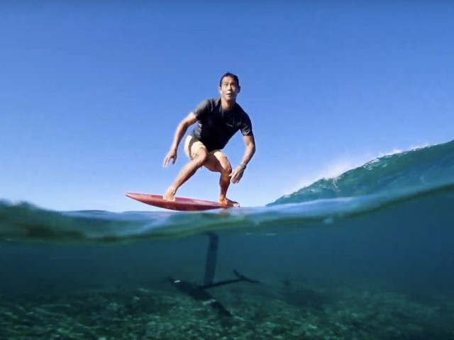 Paul Serin and Patrice Chanzy - Wing Foil and Surf Foil in Tahiti