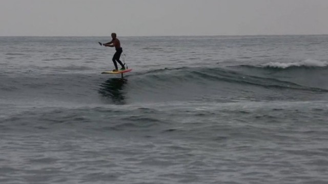 Laird Hamilton En Stand Up Foil à Guéthary France