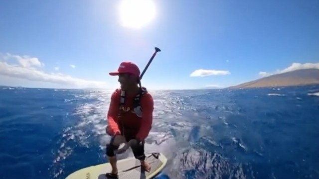 Epic DownWind Foil day in Kihei Maui.