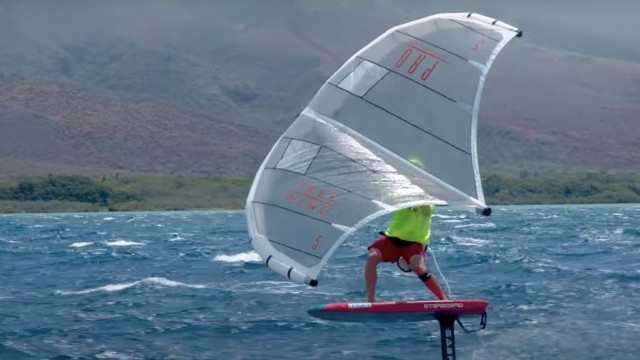Zane Breaks M2M Crossing Record  Wingfoiling with the FreeWing PRO Race Wing