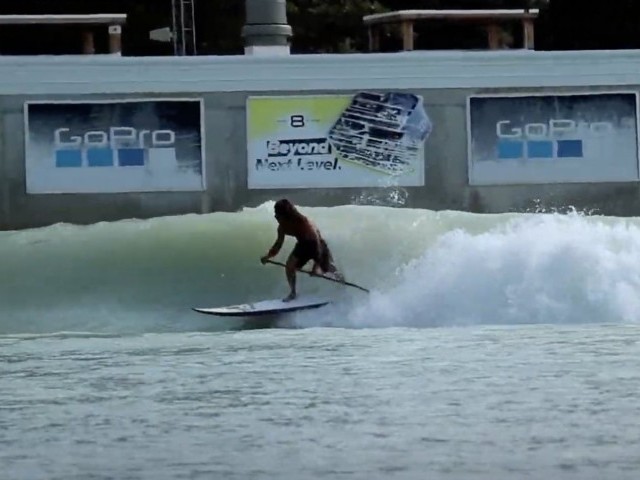 Wave Pool SUP Surfing