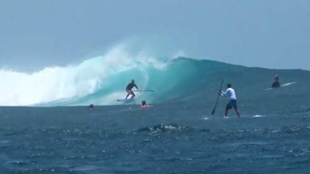 Free surf day 1 - 2016 Fiji ISA World SUP & Paddleboard Championship