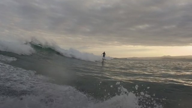 No Wind - No Winging! Maui sunrise Tow Foil session