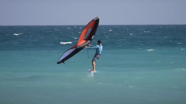 Wing Foil Session with Jon on the new Cabrinha Mantis V3 and 850 h series mk2