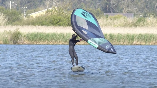 Wing Foil #4 Learning to Gybe Part 2 - Steering on the Foil