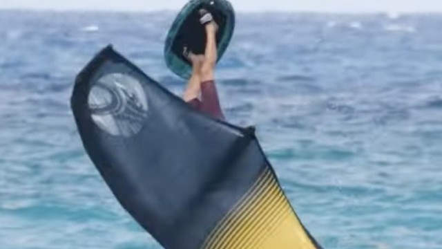 The quest to the backflip continues | WING FOIL #shorts