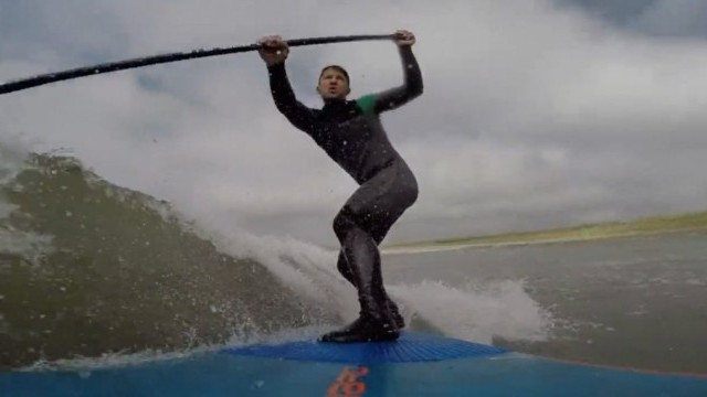 Surfing at Rhosneigr