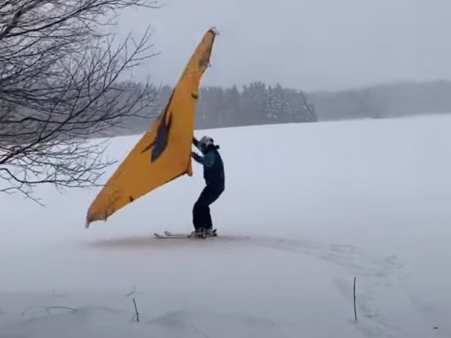 Wing r inte bara kul p vattnet Via @mrmichaelahlstrom Wing skiing #fonewing