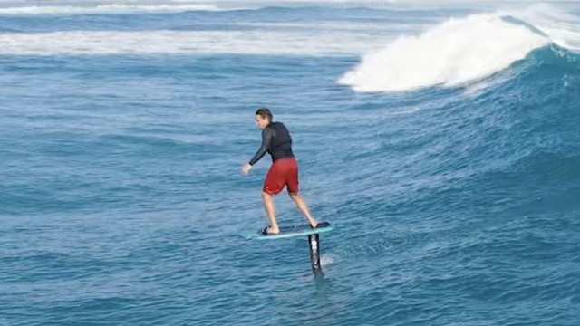 Best feeling EVER tow foiling #shorts