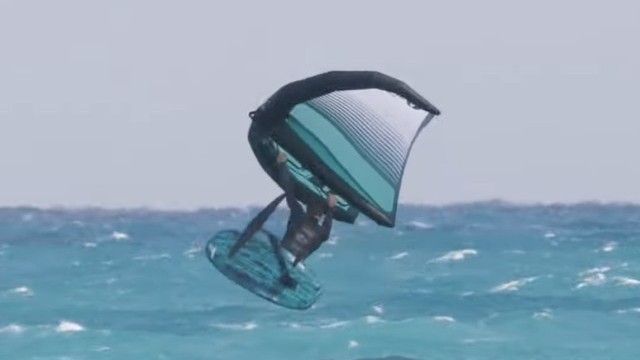 Jumping session Wing Foiling #shorts